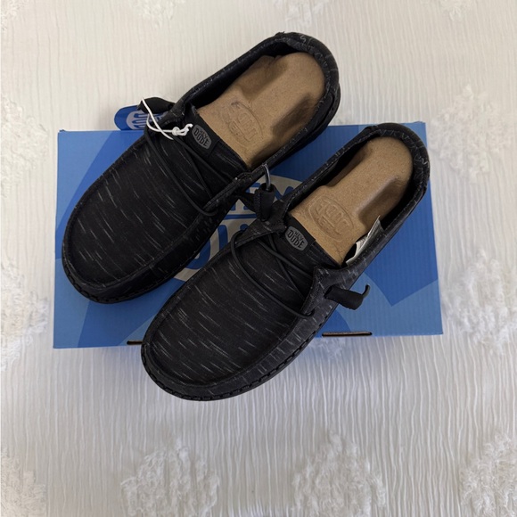 HeyDude Women's Wendy Heathered Stretch Midnight - Picture 3 of 6